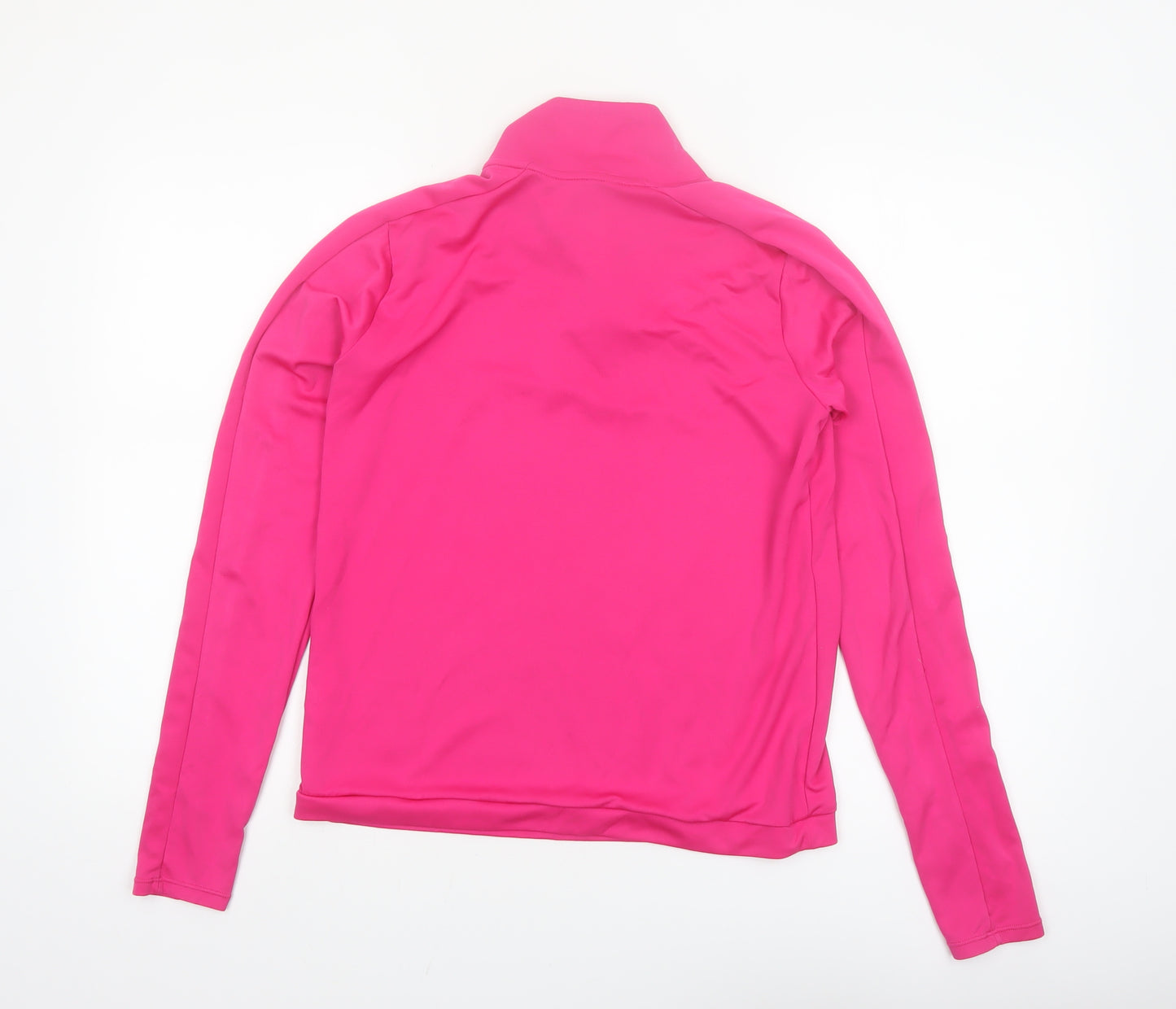 Nike Women's Pink Running 1/4 Zip Long Sleeve Top Size S