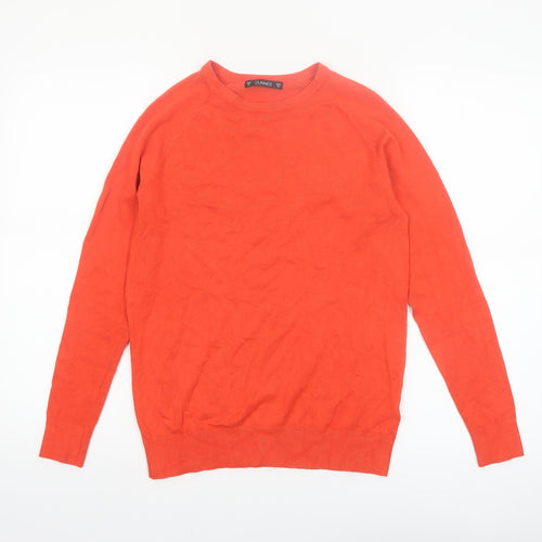 Dunnes Women’s Orange Crew Neck Long Sleeve Pullover Jumper Size M