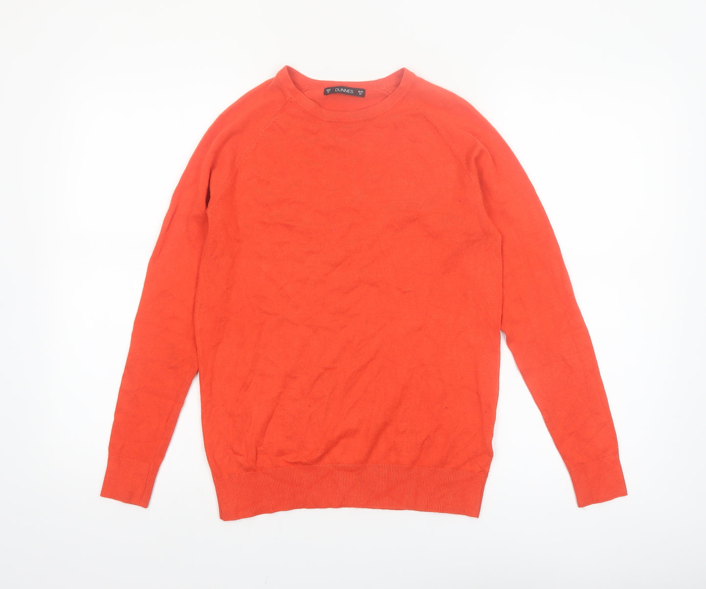 Dunnes Women’s Orange Crew Neck Long Sleeve Pullover Jumper Size M