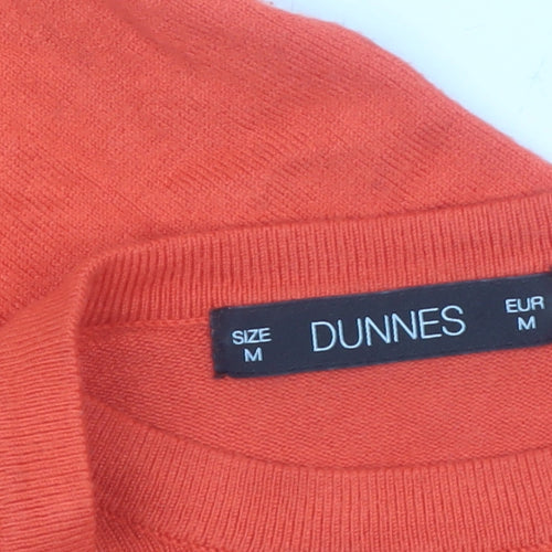 Dunnes Women’s Orange Crew Neck Long Sleeve Pullover Jumper Size M