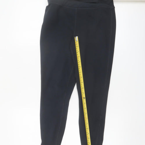 Dunnes Stores Women’s Black Ankle Leggings Size 14 Stretch Activewear