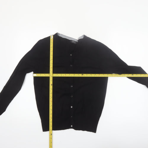 Papaya Women’s Black Size 14 Button Cardigan Knit Jumper