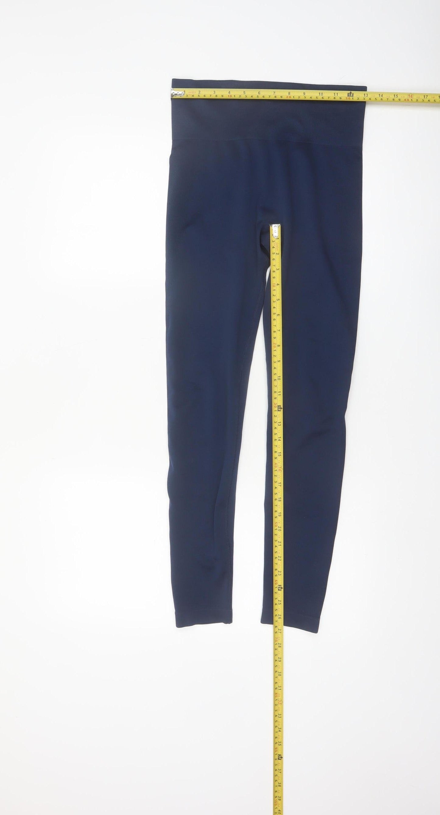 Primark Womens Blue Seamless High Waist Activewear Leggings Size S