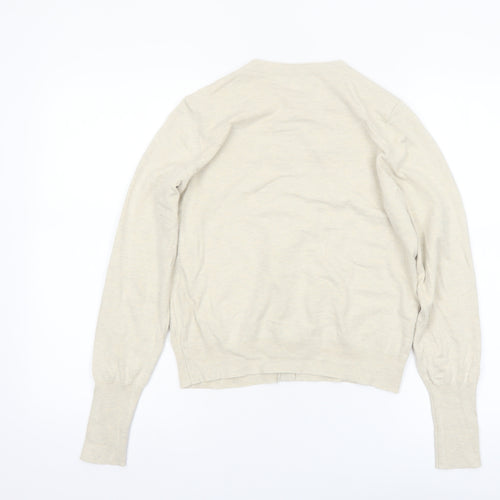 Marks and Spencer Women’s Beige Size 12 Button Cardigan