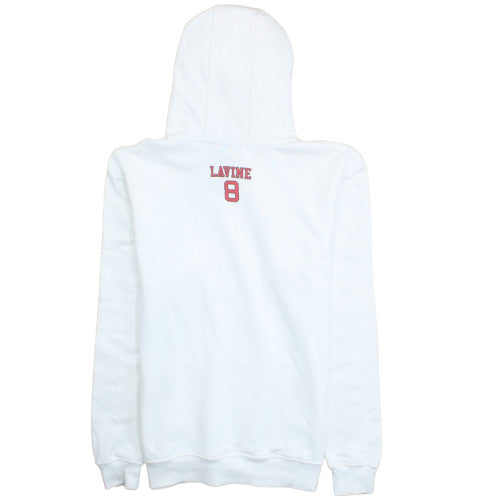 Primark NBA Men’s White Chicago Bulls Hoodie XL Pullover Regular Fit
