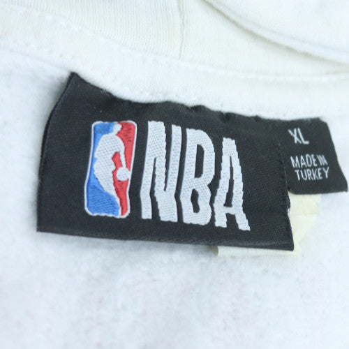 Primark NBA Men’s White Chicago Bulls Hoodie XL Pullover Regular Fit