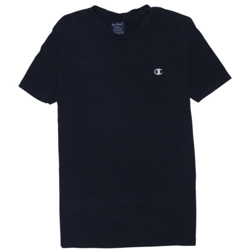 Champion Men's Black Small Crew Neck Short Sleeve T-Shirt