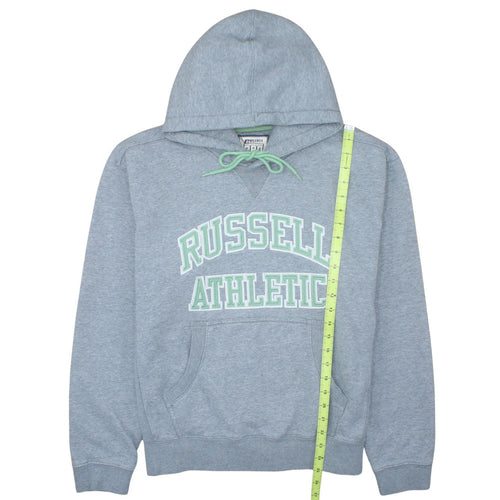 Russell Athletic Men's Grey Pullover Hoodie L Classic Fit Sportswear