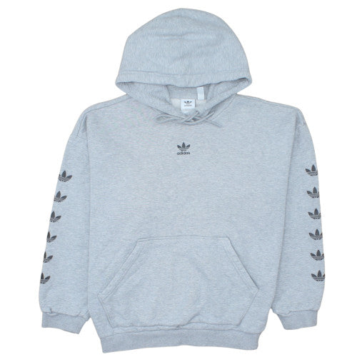 Adidas Women’s Grey Hooded Pullover Sweatshirt Size XS