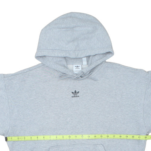 Adidas Women’s Grey Hooded Pullover Sweatshirt Size XS