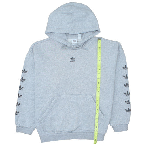 Adidas Women’s Grey Hooded Pullover Sweatshirt Size XS