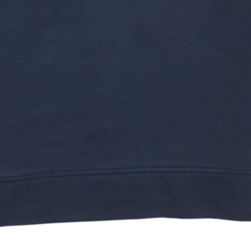 Tommy Hilfiger Womens Navy M Pullover Hoodie Cotton Blend Classic Fit