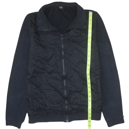 Hugo Boss Men's Black Regular Fit Full Zip Bomber Jacket Size L