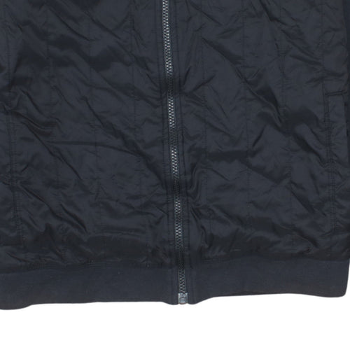 Hugo Boss Men's Black Regular Fit Full Zip Bomber Jacket Size L