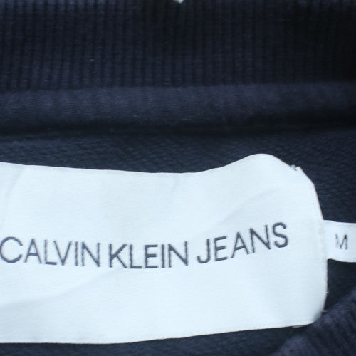 Calvin Klein Jeans Womens Navy Sweatshirt M Crew Neck Pullover