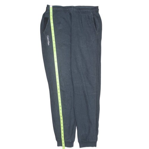 Calvin Klein Men's Black Cotton Jogger Trousers M