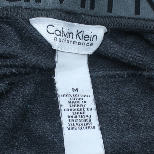 Calvin Klein Men's Black Cotton Jogger Trousers M