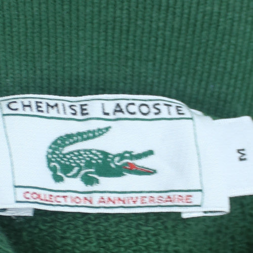 Lacoste Men's Green Pullover Sweatshirt M Logo Classic Style