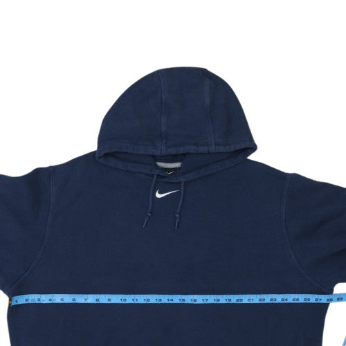 Nike Mens Navy Blue XXL Pullover Hoodie with Logo and Kangaroo Pocket