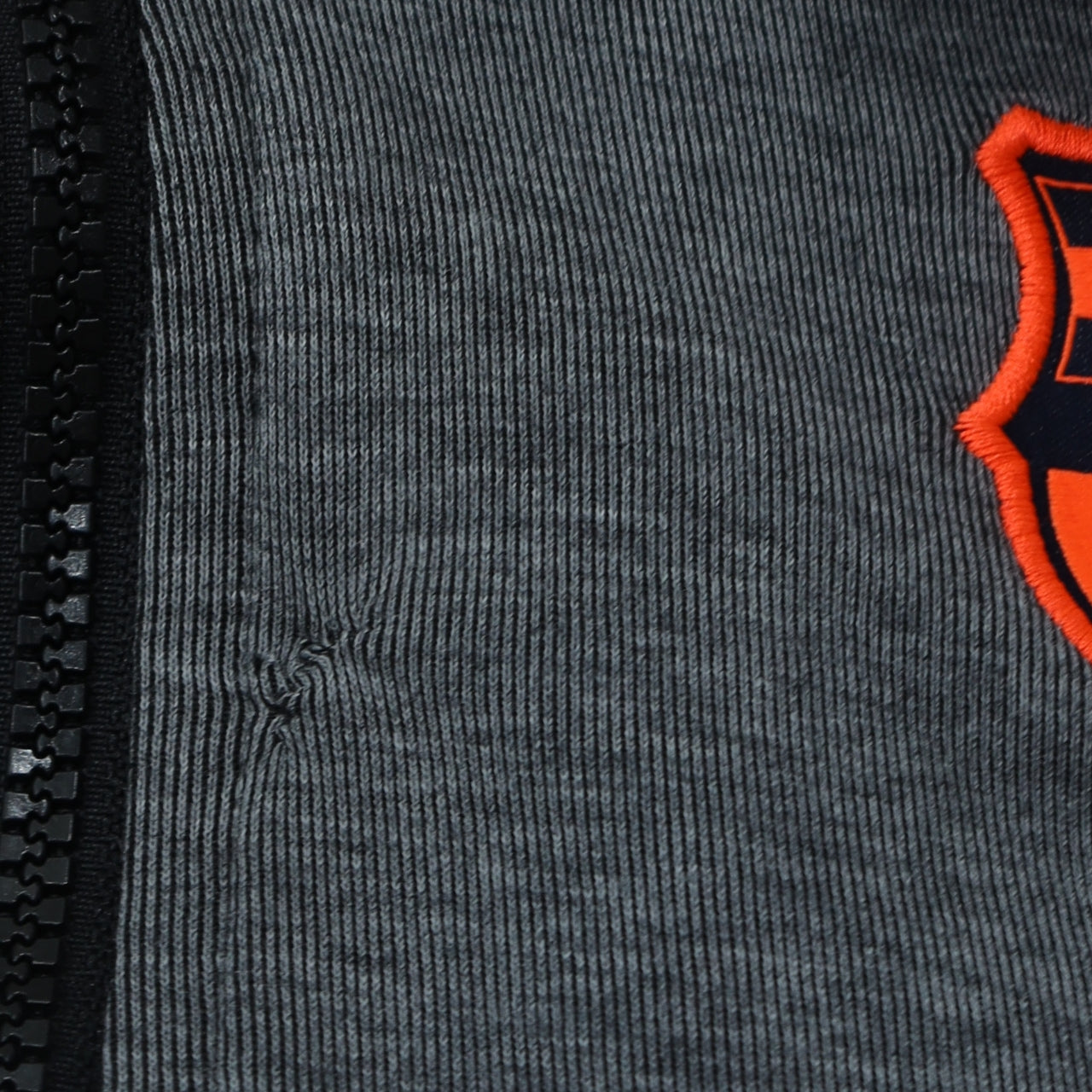 Nike Men Grey Full Zip Hoodie FCB Barcelona M