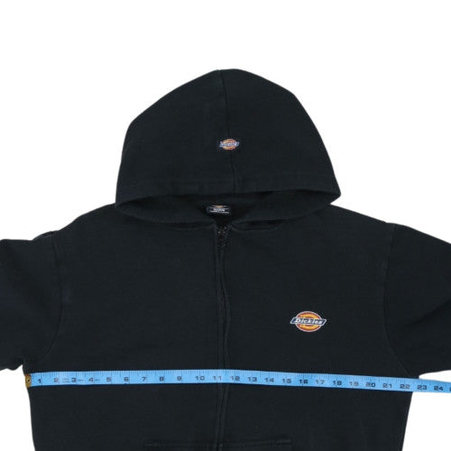 Dickies Mens Black Full Zip Hoodie Medium Regular Fit