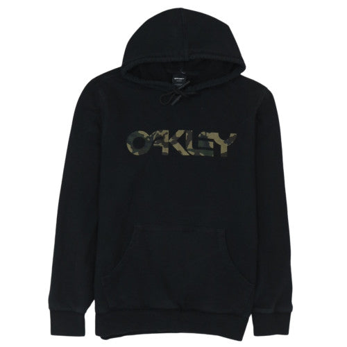 Oakley Men’s Black XL Pullover Hoodie with Logo Print