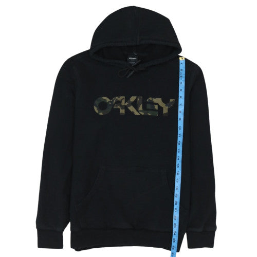 Oakley Men’s Black XL Pullover Hoodie with Logo Print