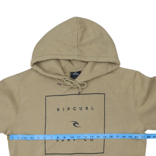 Rip Curl Men's Beige Pullover Hoodie Medium Regular Fit Surf Style