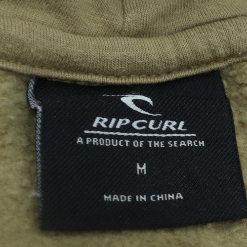 Rip Curl Men's Beige Pullover Hoodie Medium Regular Fit Surf Style