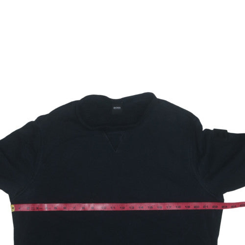 Hugo Boss Men's Black L Pullover Sweatshirt Crew Neck Casual Jumper