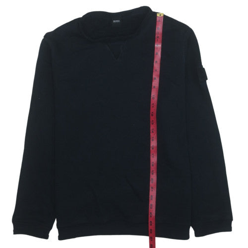 Hugo Boss Men's Black L Pullover Sweatshirt Crew Neck Casual Jumper