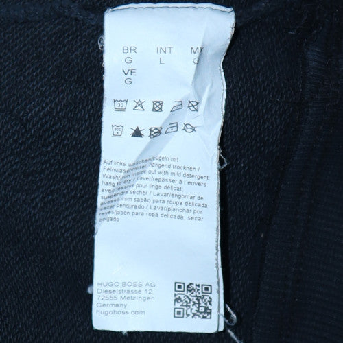 Hugo Boss Men's Black L Pullover Sweatshirt Crew Neck Casual Jumper