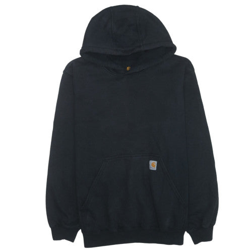Carhartt Men's Black Pullover Hoodie Size L Heavyweight Fleece