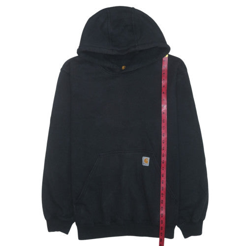 Carhartt Men's Black Pullover Hoodie Size L Heavyweight Fleece