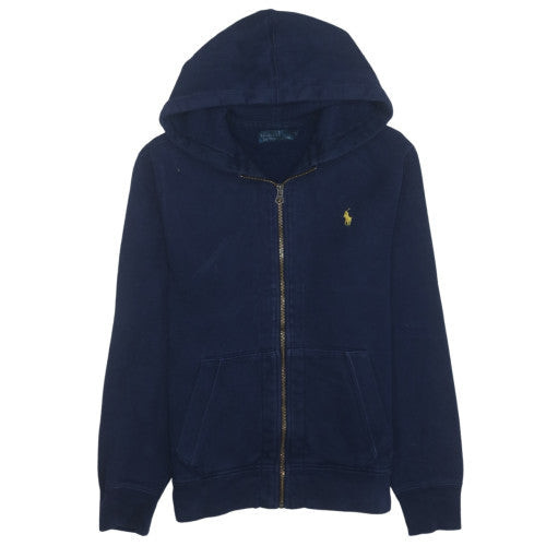 Polo Ralph Lauren Men's Navy Full Zip Hoodie Size M Cotton Blend