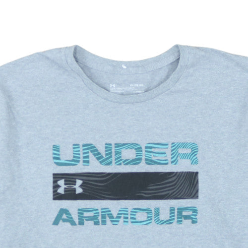 Under Armour Men's Grey XL HeatGear Short Sleeve T-Shirt