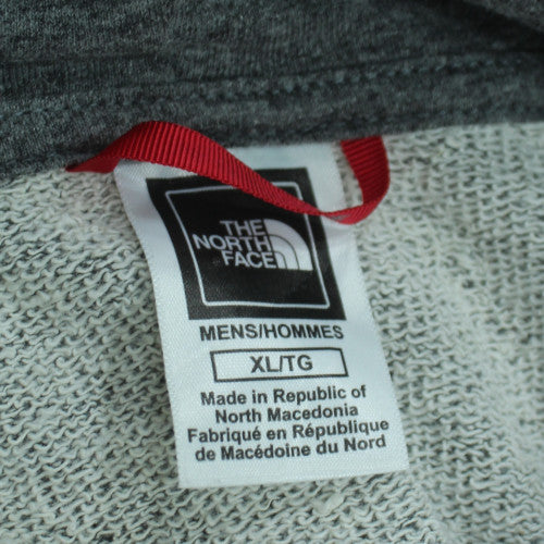 The North Face Men's Grey XL Full Zip Hoodie
