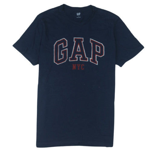 GAP Men's Blue NYC Logo Cotton Crew Neck T-Shirt Size M