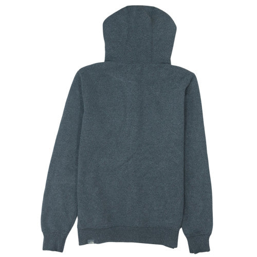 The North Face Men's Grey Pullover Hoodie M Cotton Blend Logo