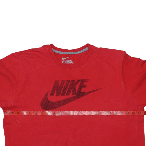 Nike Mens Red XL Regular Fit Crew Neck Graphic T-Shirt