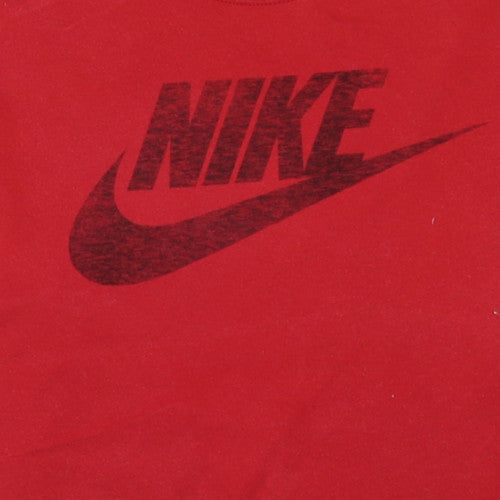 Nike Mens Red XL Regular Fit Crew Neck Graphic T-Shirt