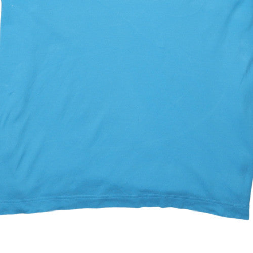 Tommy Hilfiger Men's Blue Regular Fit Cotton 2XL Polo Shirt