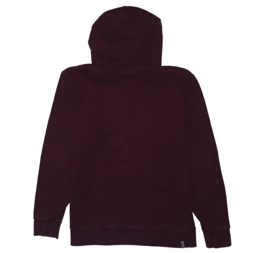 Vans Men's Brown Pullover Hoodie S Regular Fit Graphic Fleece