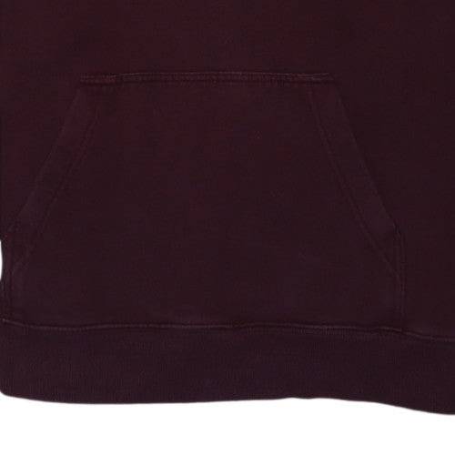 Vans Men's Brown Pullover Hoodie S Regular Fit Graphic Fleece