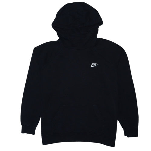 Nike Men's Black 2XL Pullover Hoodie with Logo Pocket Fleece
