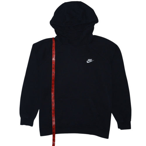 Nike Men's Black 2XL Pullover Hoodie with Logo Pocket Fleece