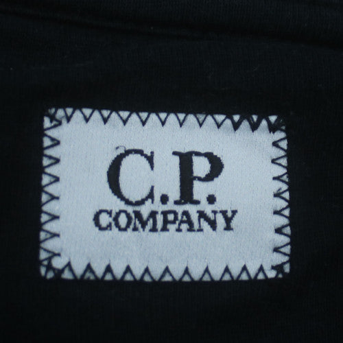 C.P. Company Mens Black Crew Neck Pullover Sweatshirt Size M