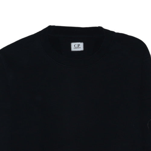C.P. Company Mens Black Crew Neck Pullover Sweatshirt Size M