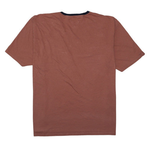 Tommy Hilfiger Men's Brown 3XL Crew Neck Cotton T-Shirt
