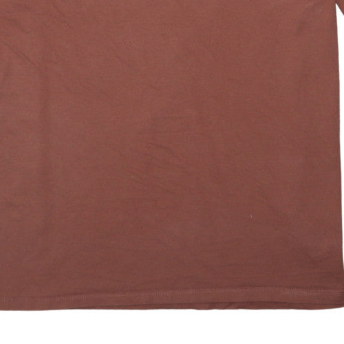 Tommy Hilfiger Men's Brown 3XL Crew Neck Cotton T-Shirt